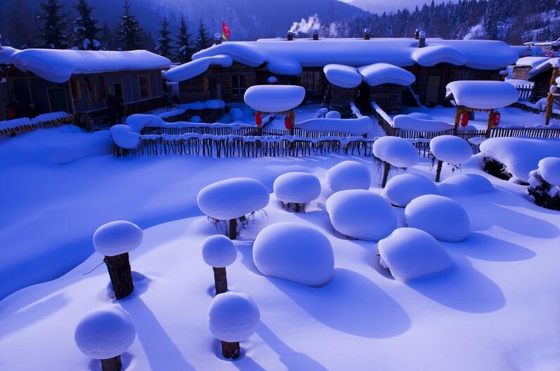 美丽冰城哈尔滨、亚布力滑雪、童话世界-雪乡双飞五日游