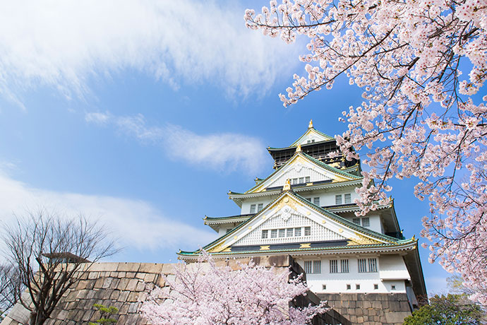 【大阪城公园(不登天守阁)此为日本著名武将丰臣秀吉所开建,日本第